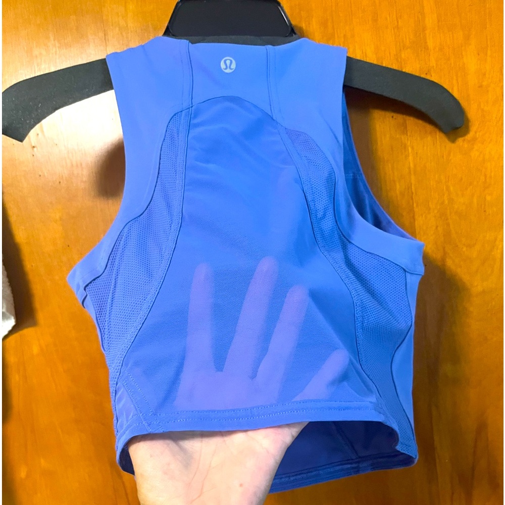 Lululemon lapis blue crop